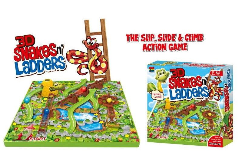 3D Snakes and Ladders